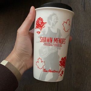 Exclusive shawn mendes Tim Hortons glass tumbler